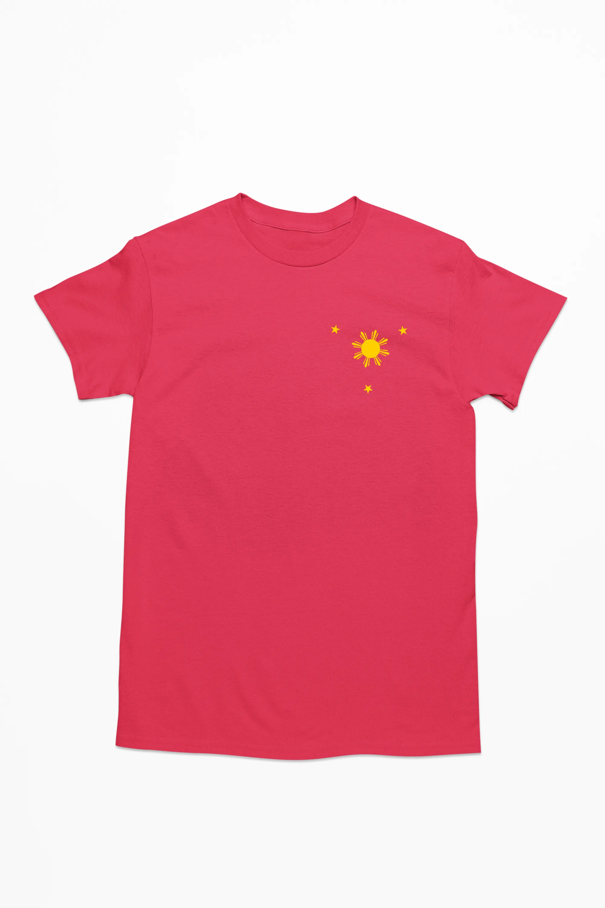 Three Stars and a Sun Men's Tshirt (Red, S)