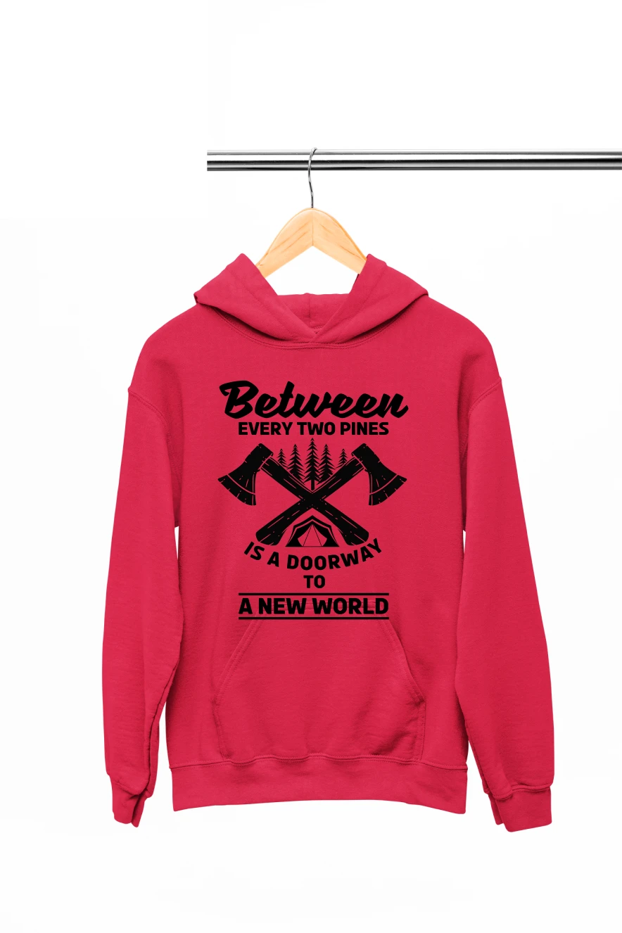 Between Two Pines Is A Doorway Hoodie