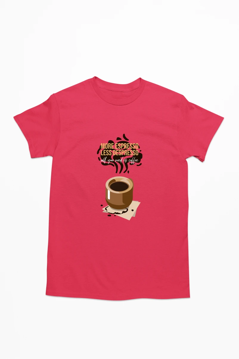 More Espresso Less Depresso Men's Tshirt