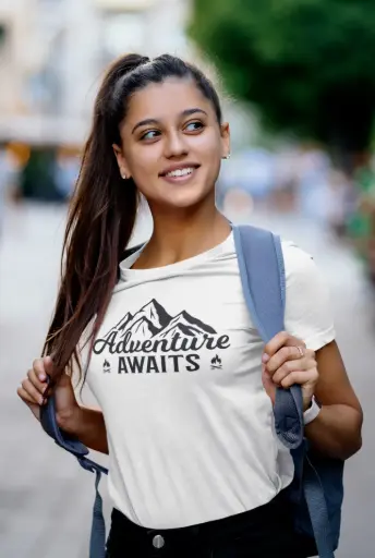 Adventure Awaits Women's Tshirt