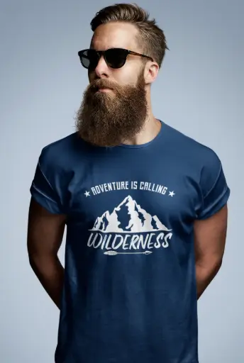Adventure Is Calling Wilderness Men's Tshirt