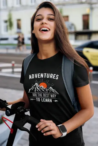 Adventures are the Best Way to Learn Women's Tshirt