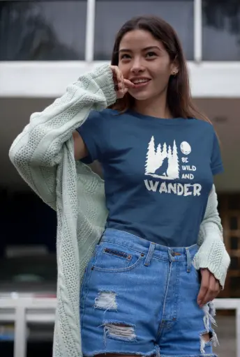 Be Wild and Wander Women's Tshirt