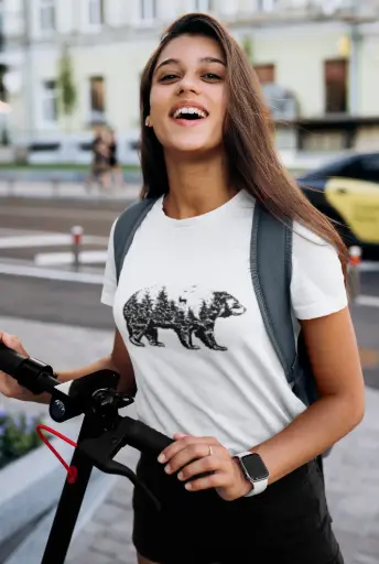 Bear Wilderness Art Women's Tshirt