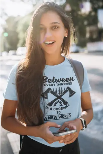 Between Two Pines Is A Doorway Women's Tshirt