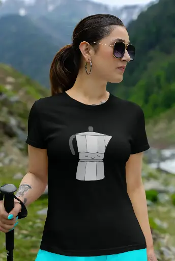 Coffee Pot Art Women's Tshirt