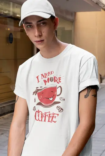 I Need More Coffee Men's Tshirt