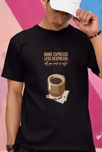More Espresso Less Depresso Men's Tshirt