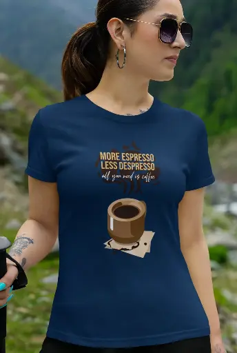 More Espresso Less Depresso Women's Tshirt