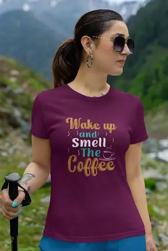 Wake Up and Smell the Coffee Women's Tshirt