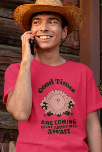 Good Times Are Coming Great Adventures Await Men's Tshirt