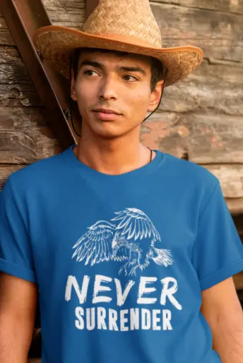 Never Surrender Men's Tshirt