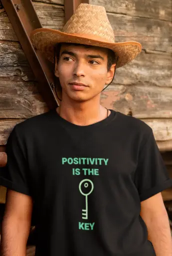 Positivity Is The Key Men's Tshirt