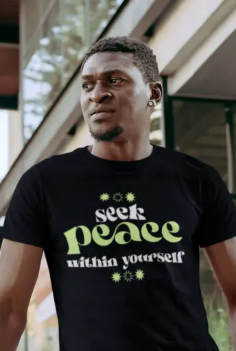 Seek Peace Within Yourself Men's Tshirt