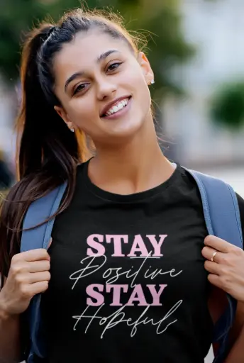 Stay Positive Stay Hopeful Women's Tshirt