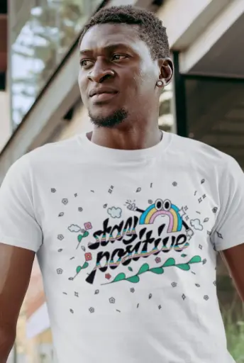 Stay Positive Men's Tshirt