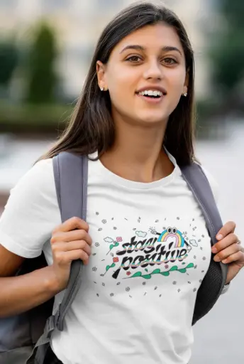 Stay Positive Women's Tshirt