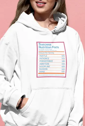Success Nutrition Facts Hoodie