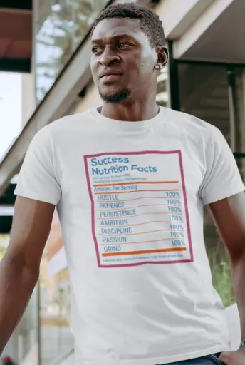 Success Nutrition Facts Men's Tshirt